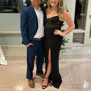 Windsor Beaded Corset Formal Dress